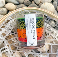 Trout Pattern Candle