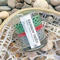 Trout Pattern Candle