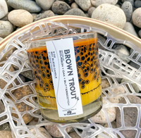Trout Pattern Candle