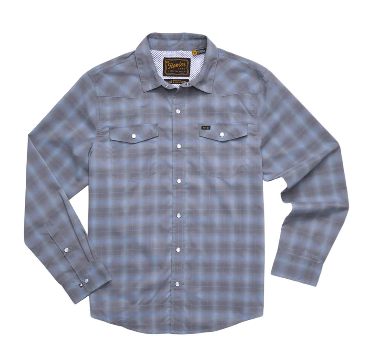 Kent Plaid H Bar B Tech Longsleeve