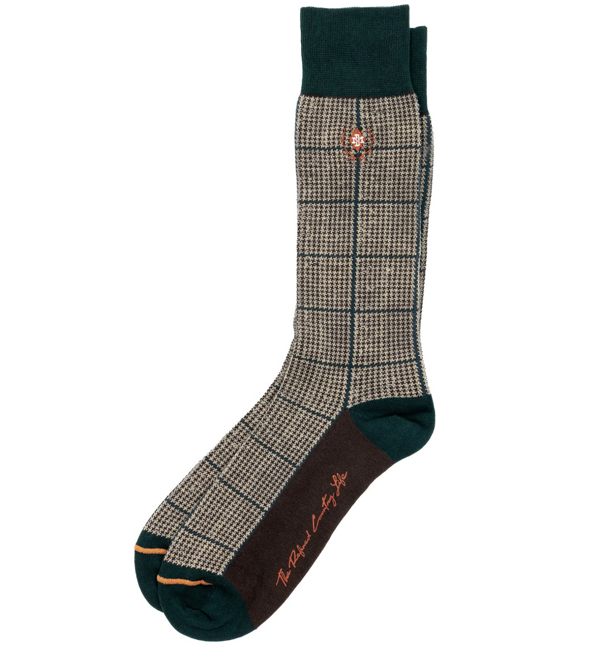 Window Pane Peruvian Sock