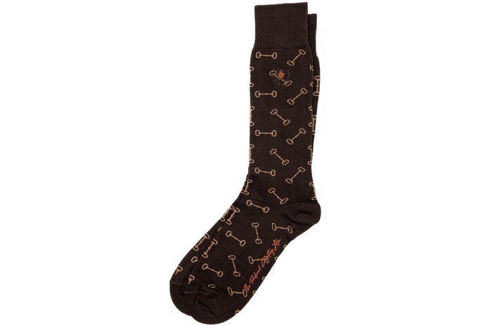 Horse Bit Peruvian Pima Sock
