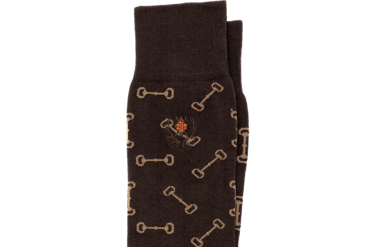 Horse Bit Peruvian Pima Sock