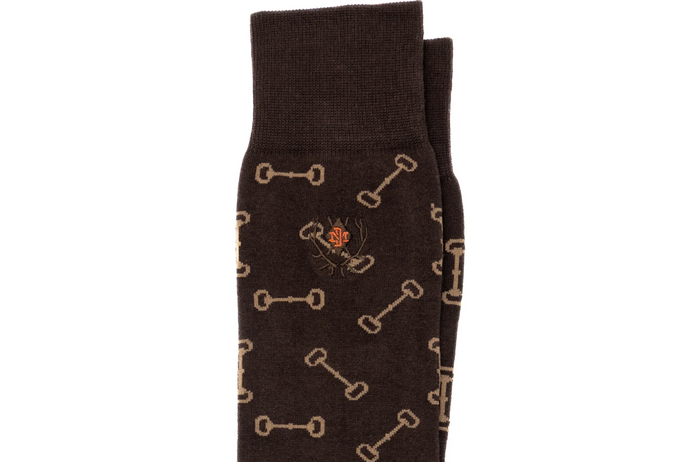 Horse Bit Peruvian Pima Sock