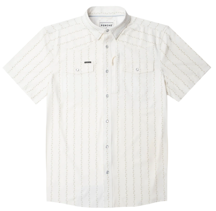 Poncho Western Pearl Snap Shirt
