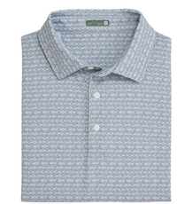 Harbor Buoy Printed Performance Polo