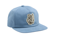 Unstructured Snapback Hats El Monito Surfs - Blue