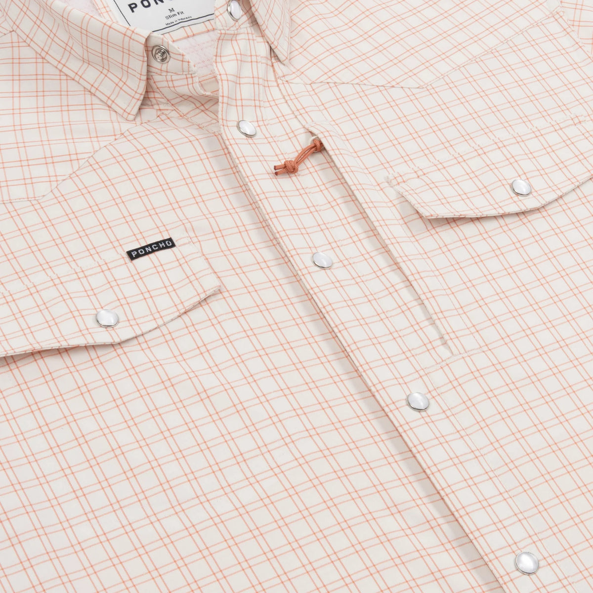 Poncho Western Pearl Snap Shirt