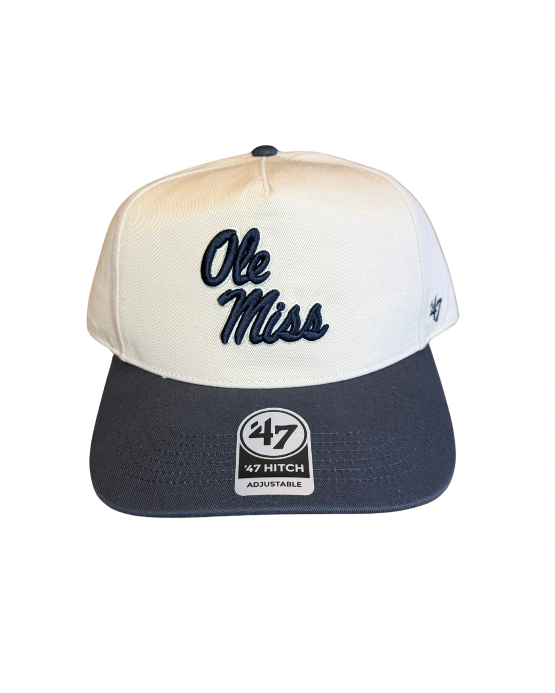 Ole Miss Rebels Natural Two Tone 47 Hitch