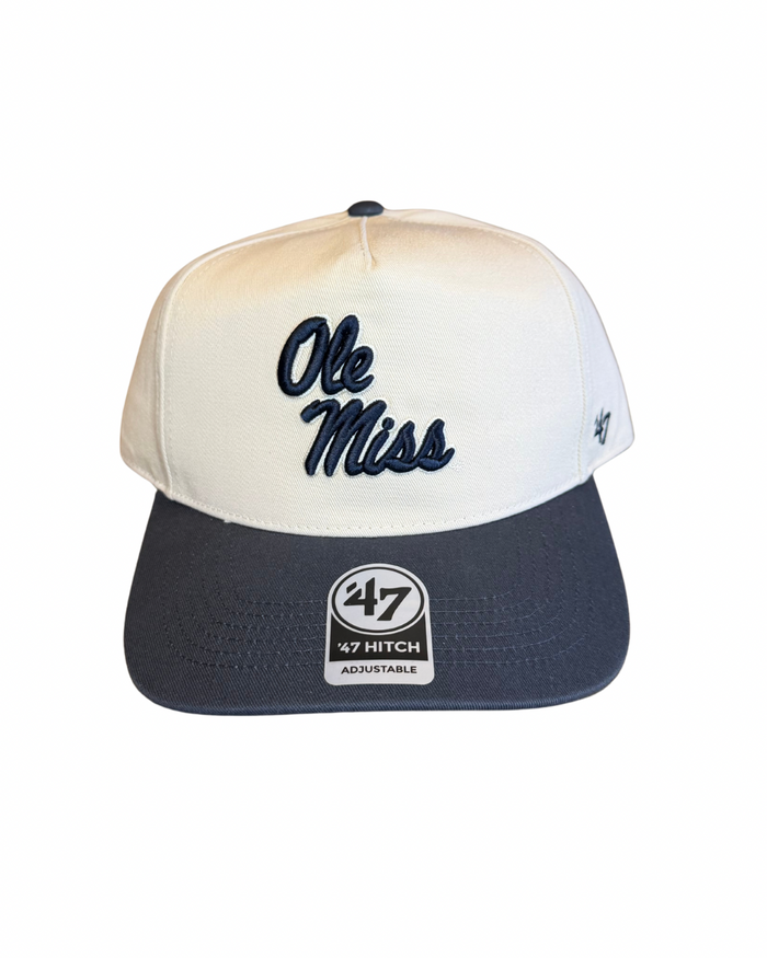 Ole Miss Rebels Natural Two Tone 47 Hitch