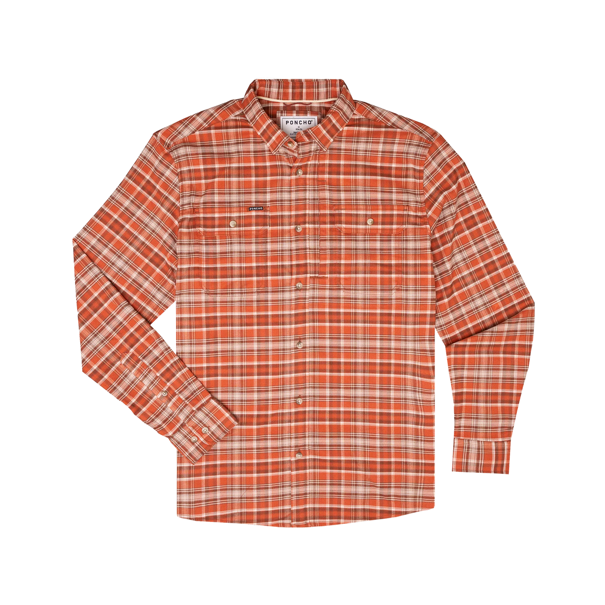 Poncho Flannel Long Sleeve