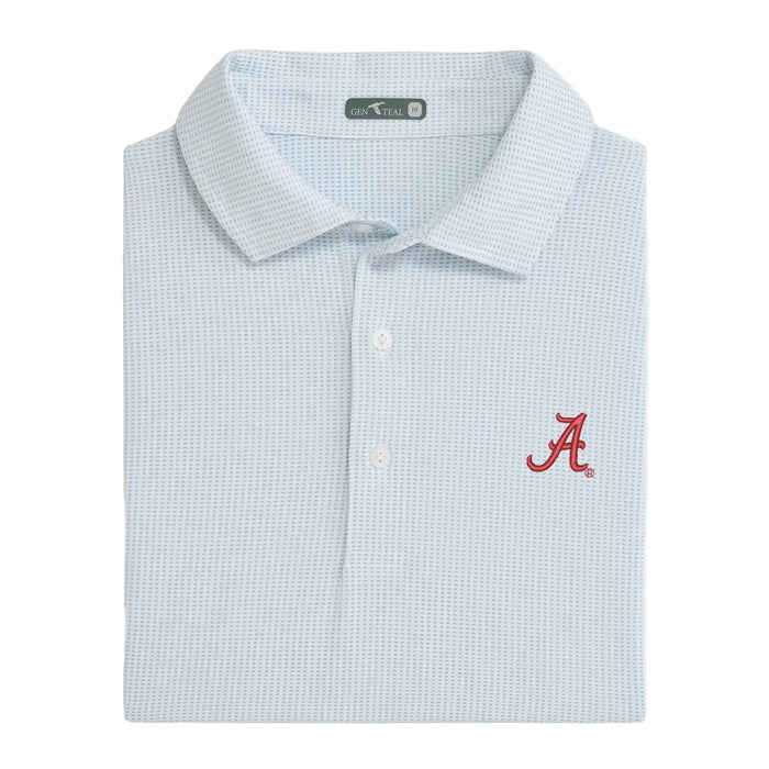 Alabama Tide Script Jacquard Polo