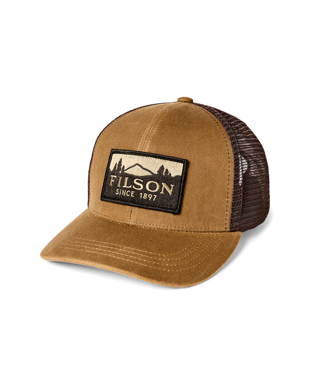 Scenic Waxed Logger Mesh Cap Dark Khaki