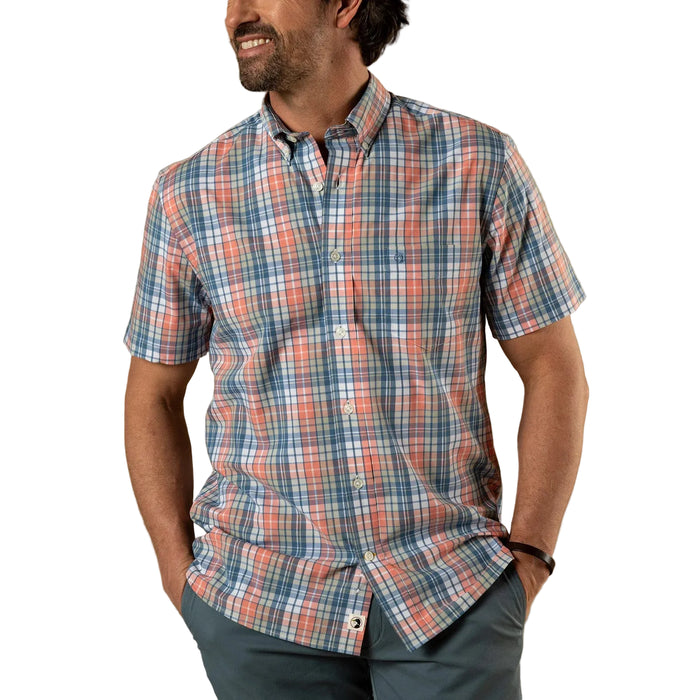 Performance Poplin SS Sport Shirt Oakville Plaid