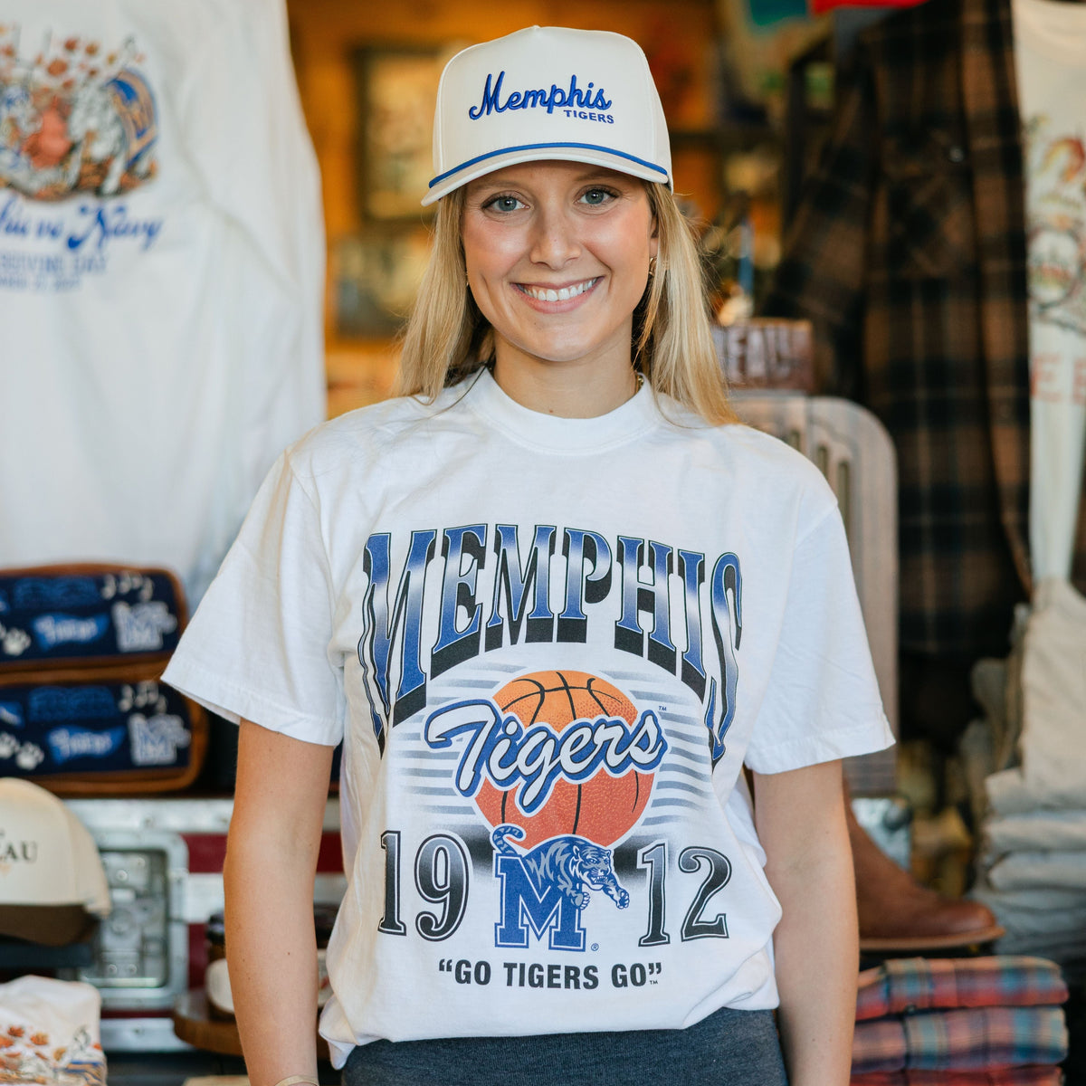 Memphis Tigers Courtside Classic Tee