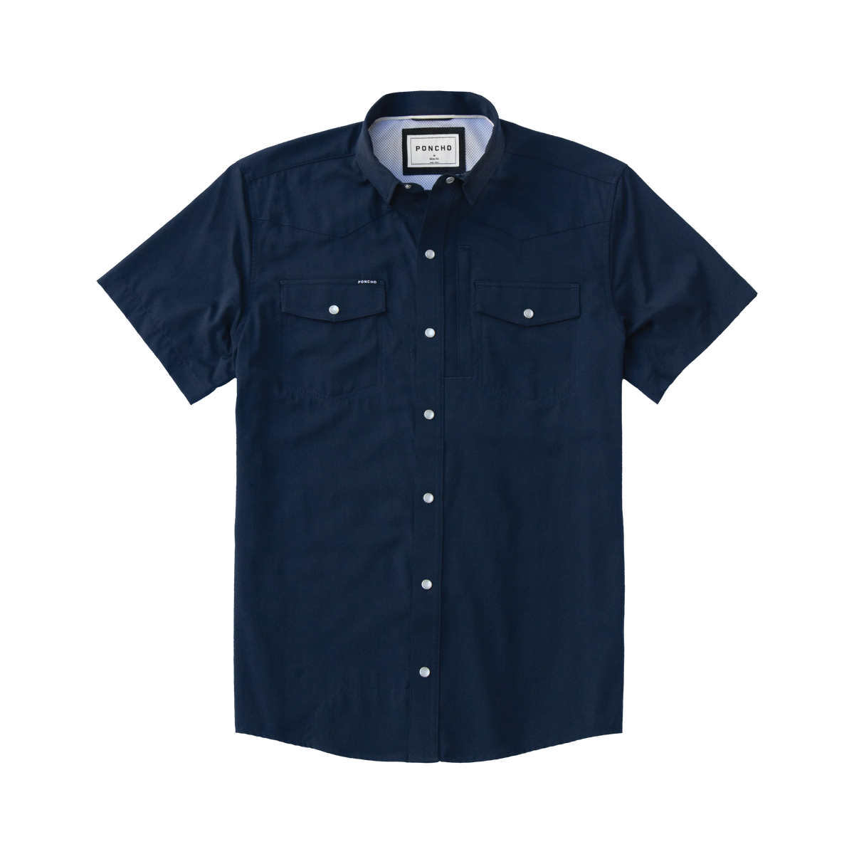 Poncho Western Pearl Snap Shirt