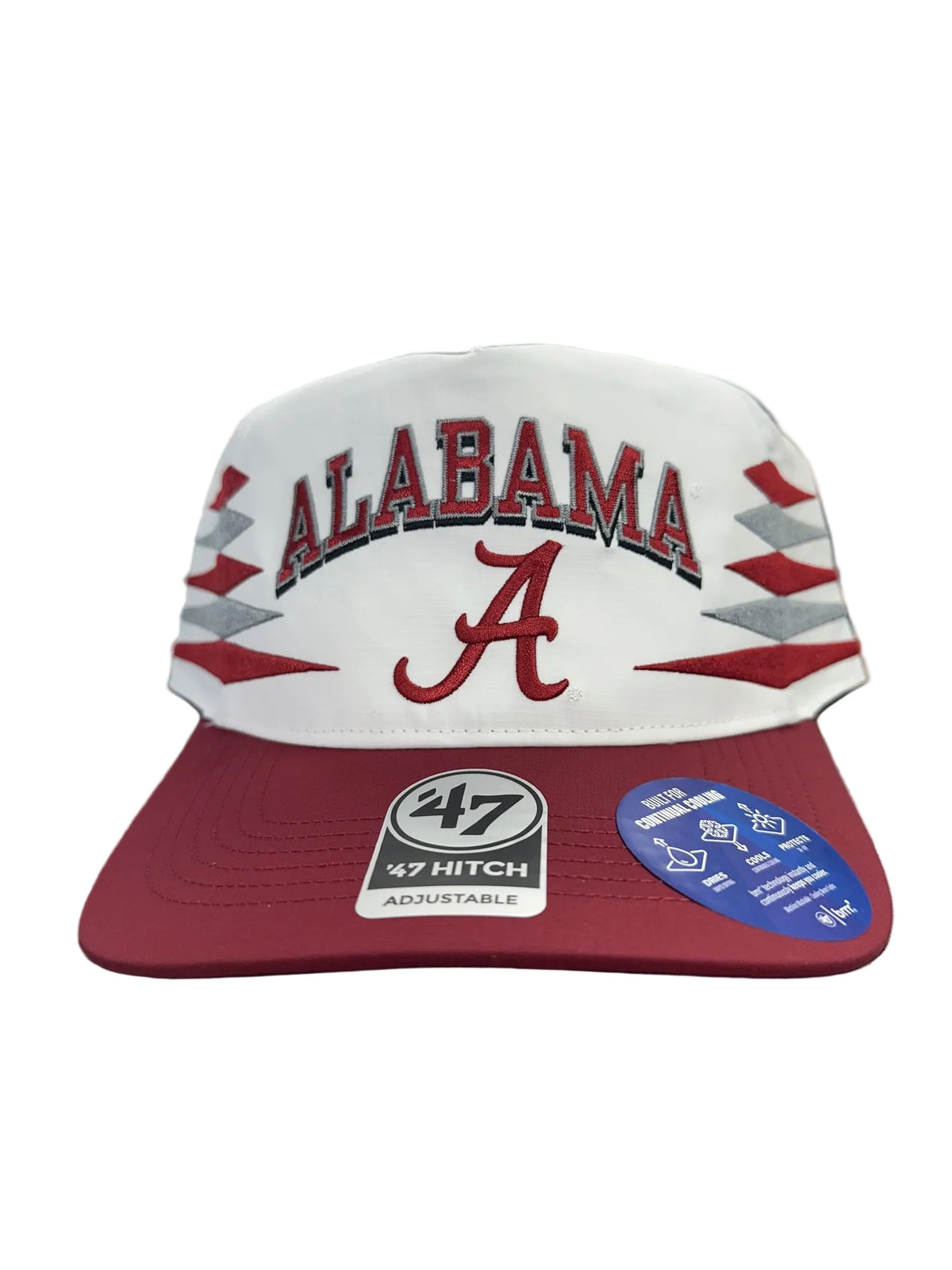 Alabama Crimson Tide White Diamond Cut