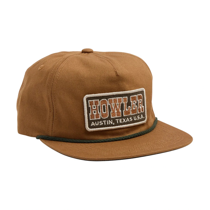 Unstructured Snapback Hat - Howler Slab : Duck Brown