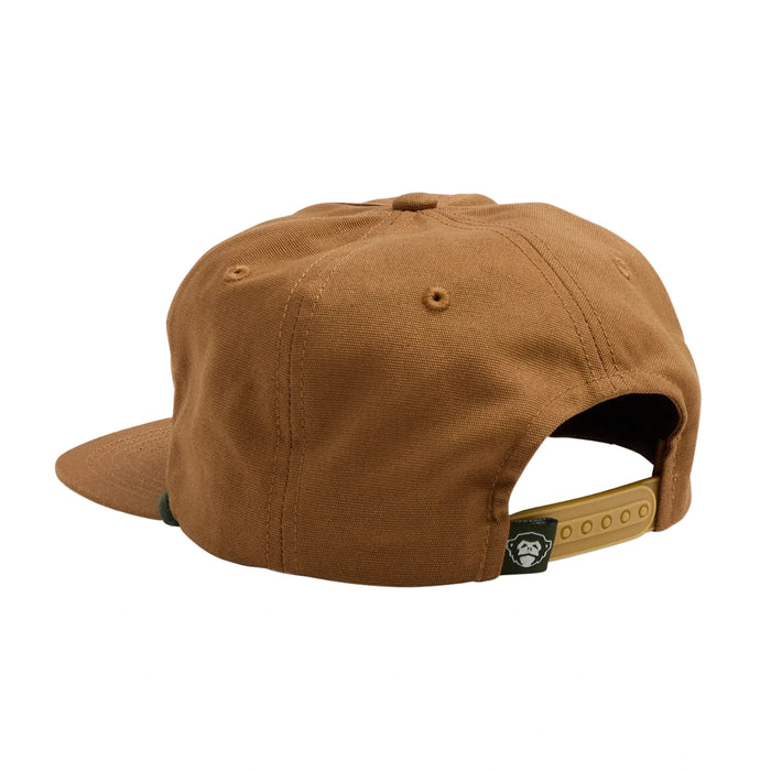 Unstructured Snapback Hat - Howler Slab : Duck Brown