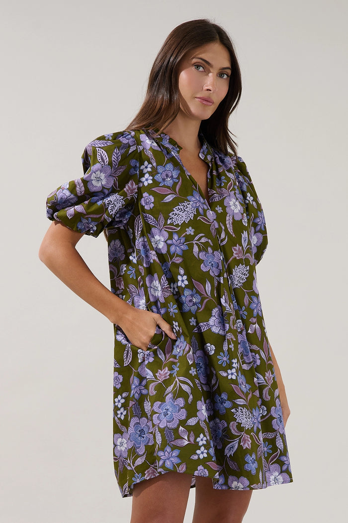 Aurora Reverie Shift Mini Dress