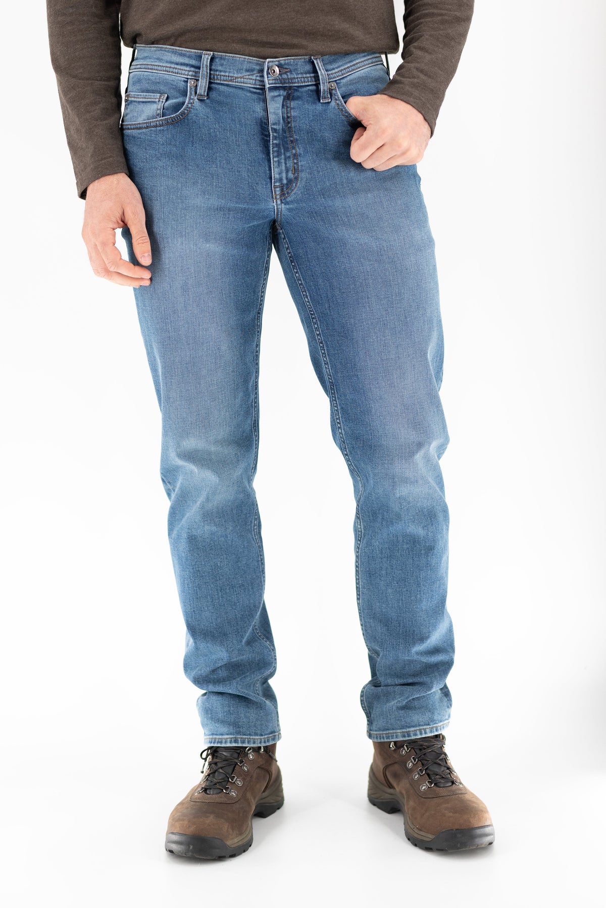 Slim Straight Denim Jeans