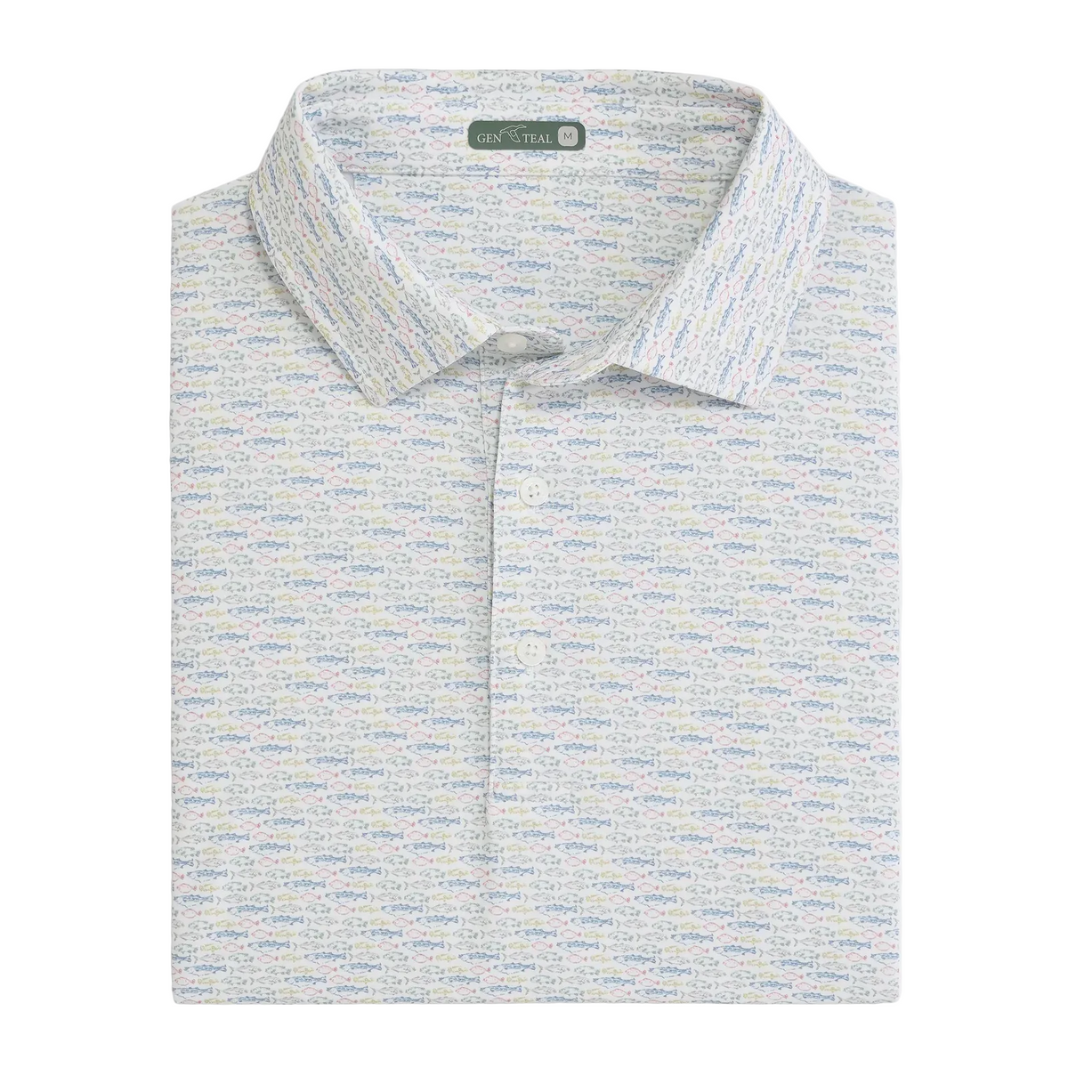 Shoreline Catch Printed Performance Polo