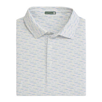 Shoreline Catch Printed Performance Polo