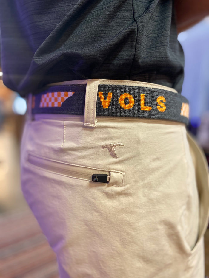 Vols Checker Belt Charcoal