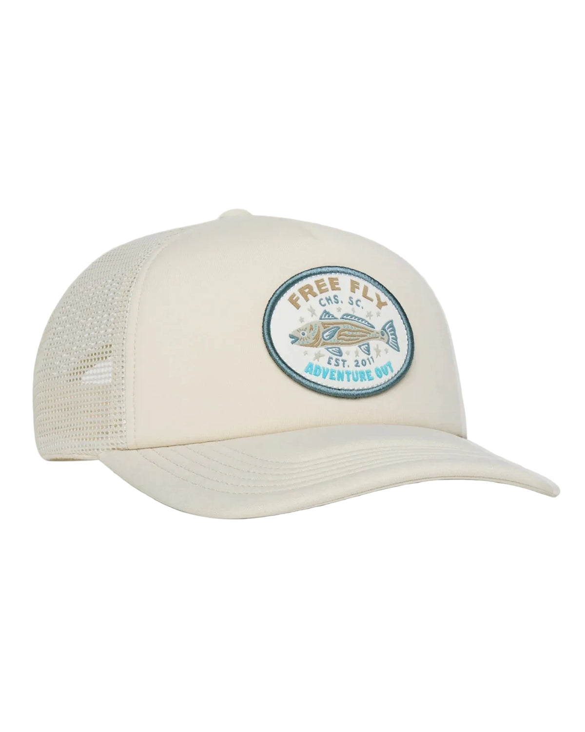 Fish Camp Foam Trucker Hat Birch