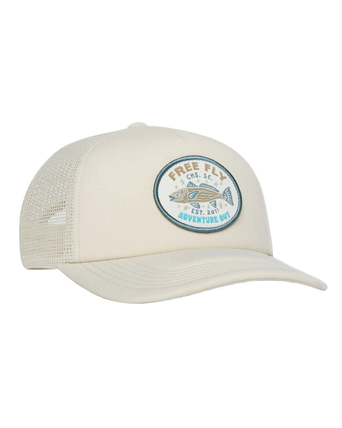 Fish Camp Foam Trucker Hat Birch