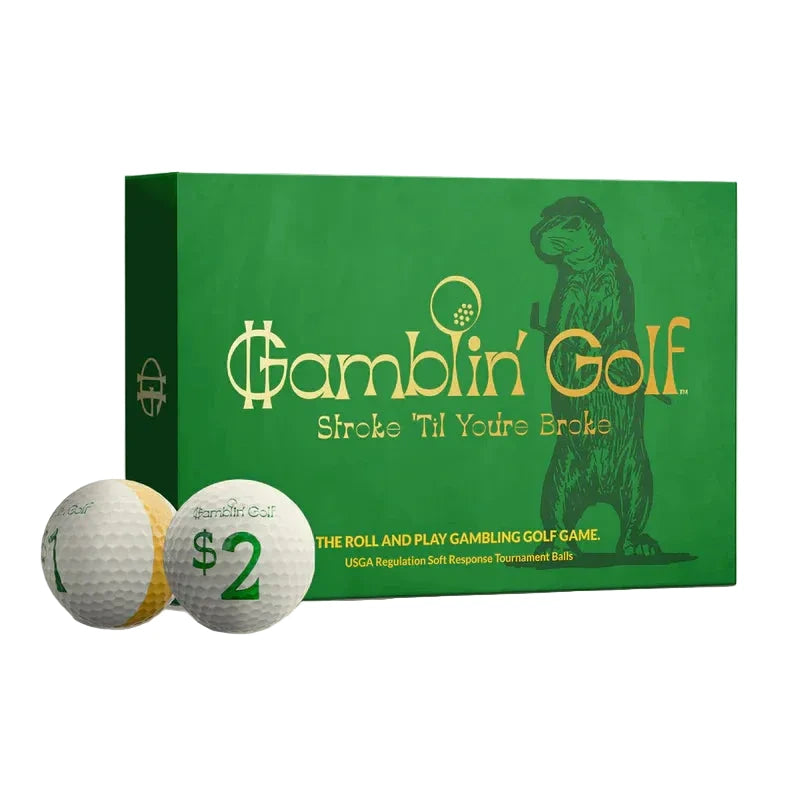 Vintage Gamblin' Golf Balls (12 Pack)