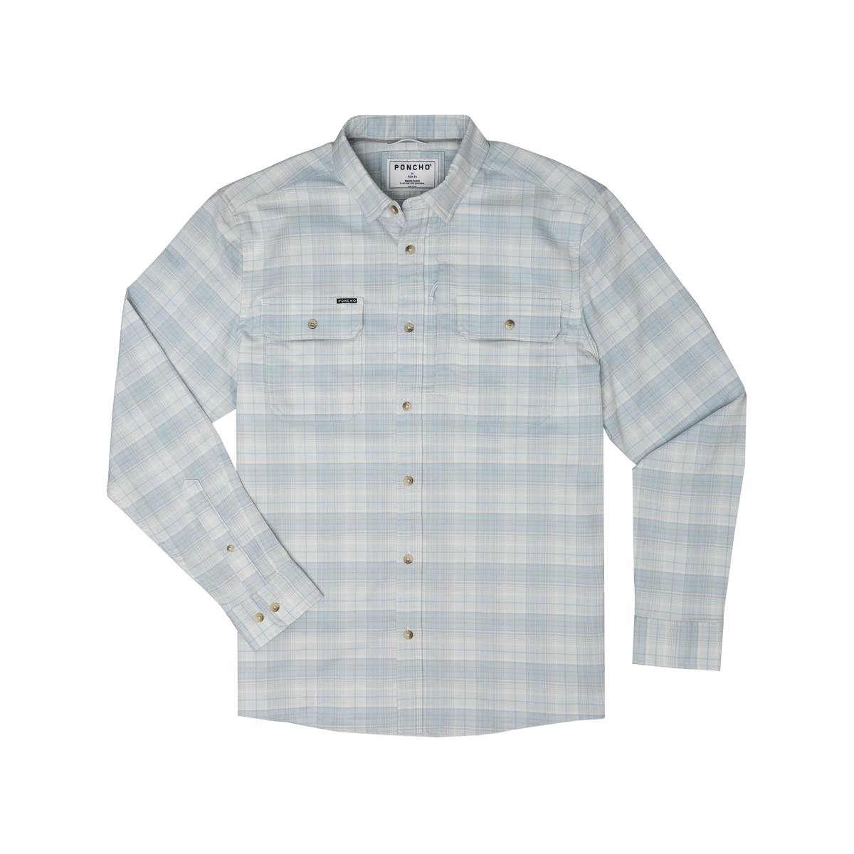 Poncho Flannel Long Sleeve