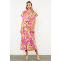 Floral Button Dress