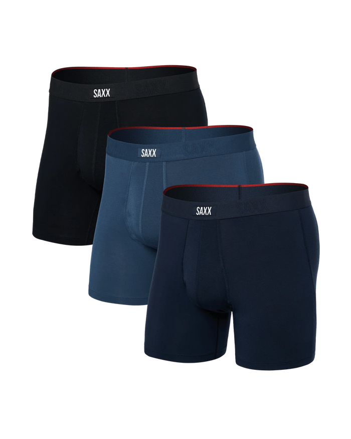Vibe Xtra soft Comfort Boxer Brief Fly 3-Pack