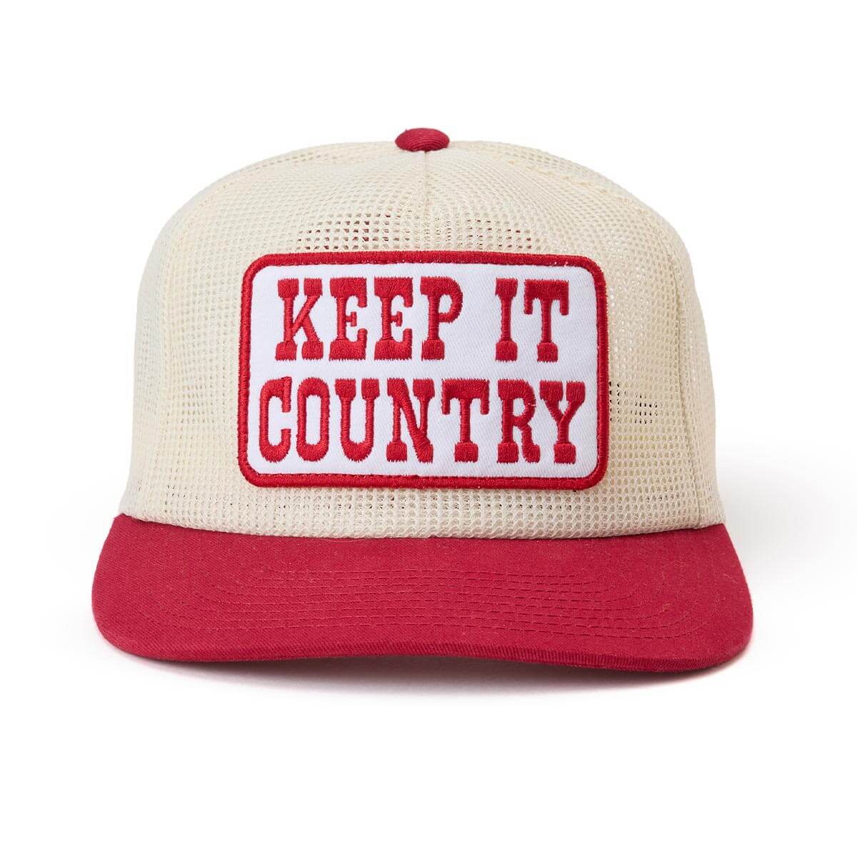 Keep It Country Mesh Trucker Cream/Red