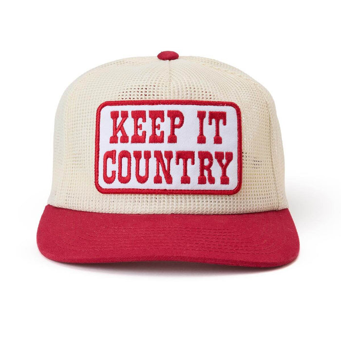 Keep It Country Mesh Trucker Cream/Red