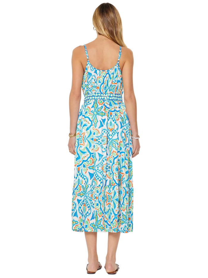 Printed Cami Midi Dress