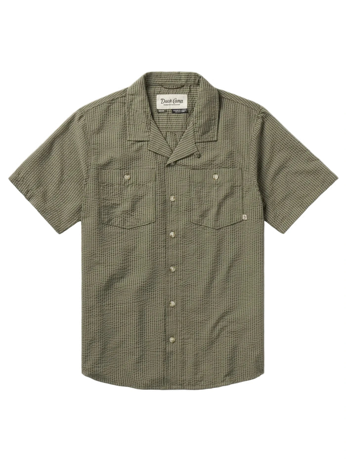 Men's Coastal Seersucker Shirt Short Sleeve