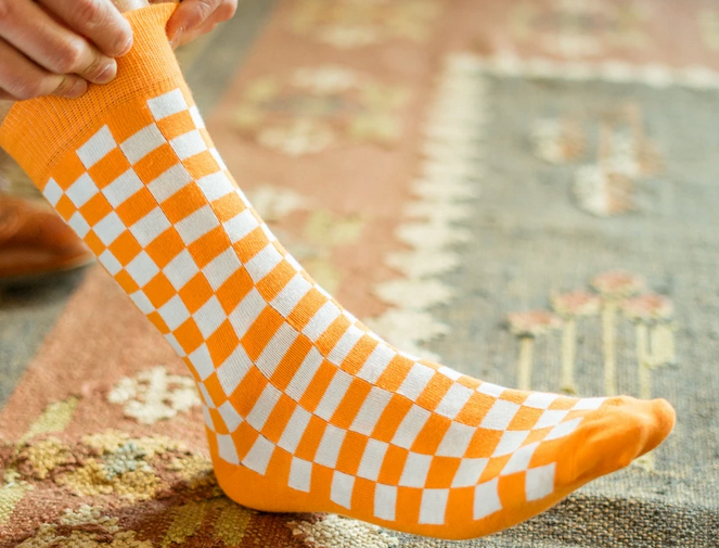 Checkerboard Socks