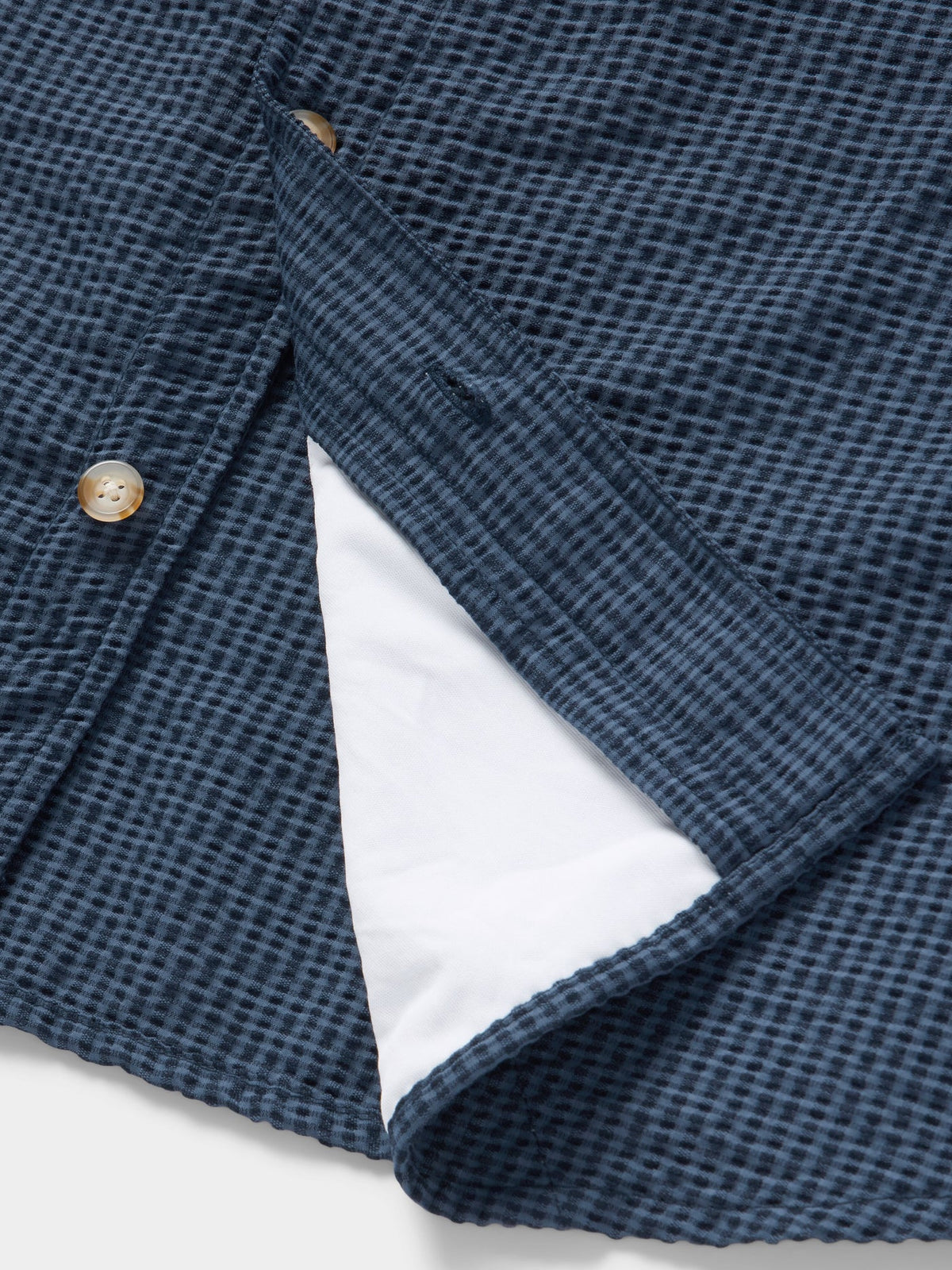 Men's Coastal Seersucker Shirt Short Sleeve