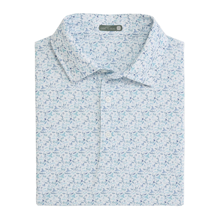 Offshore Printed Performance Polo