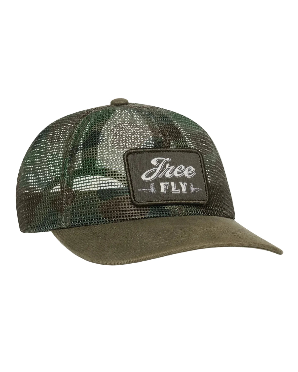 Outfitters Patch Mesh Hat Vintage Camo Oil Green
