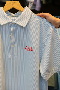 Ole Miss Rebels Script Jacquard Polo