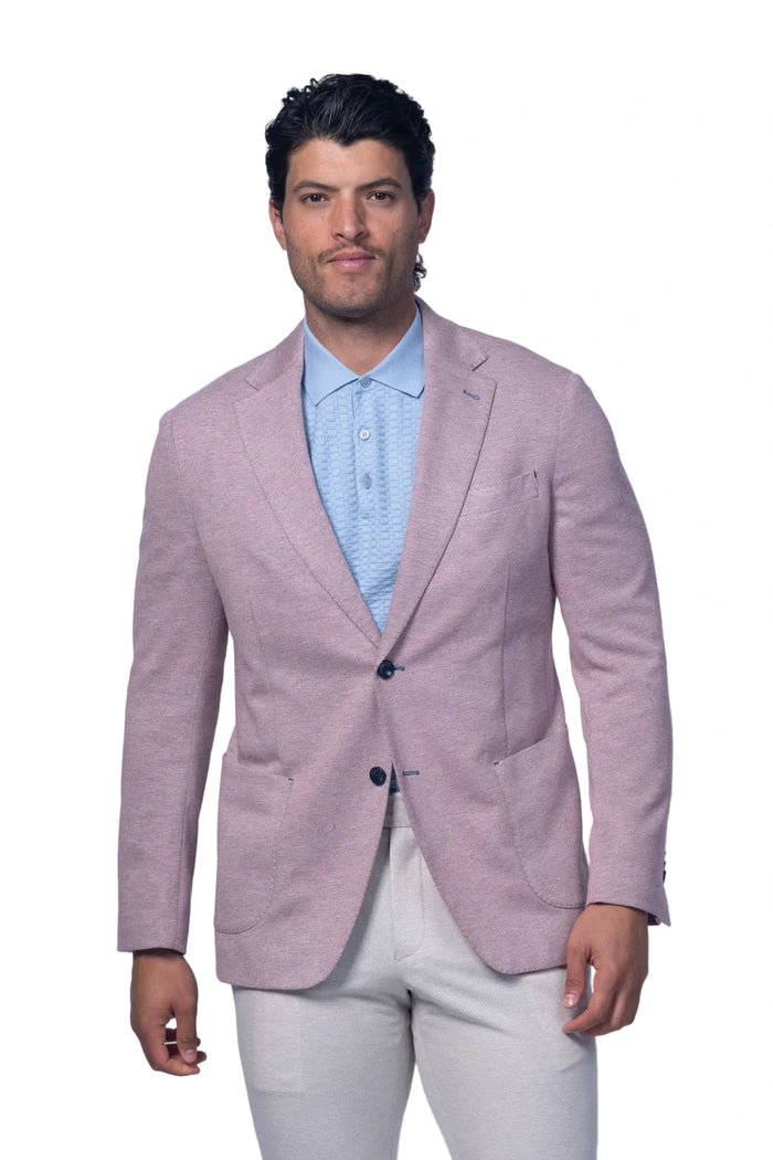 Brighton Salmon Jersey Stretch Knit Sport Jacket