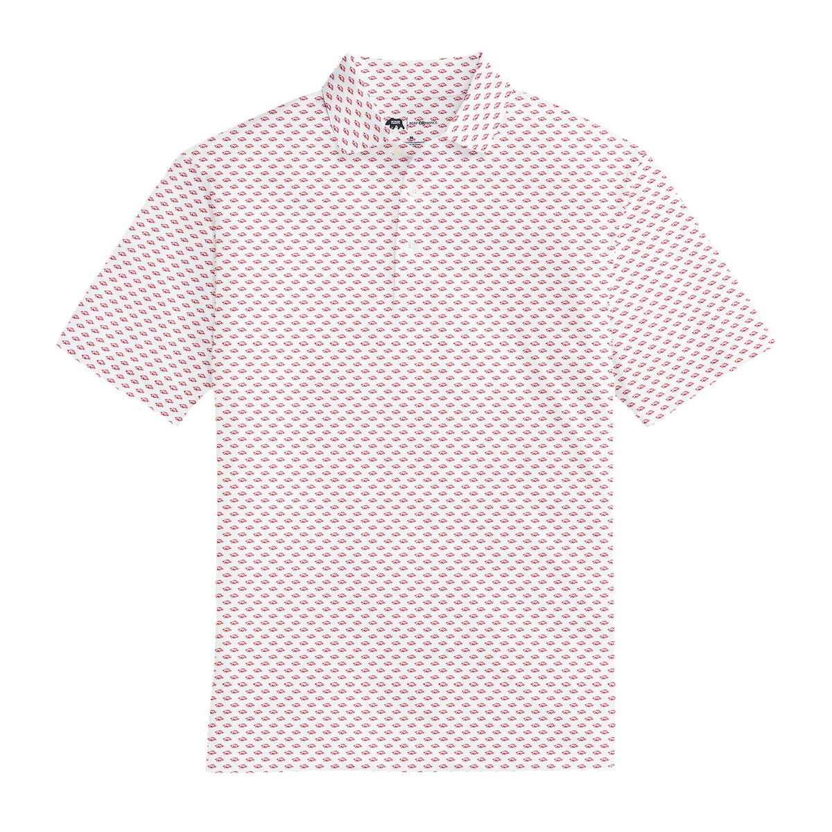 Arkansas Razorback Printed Performance Polo