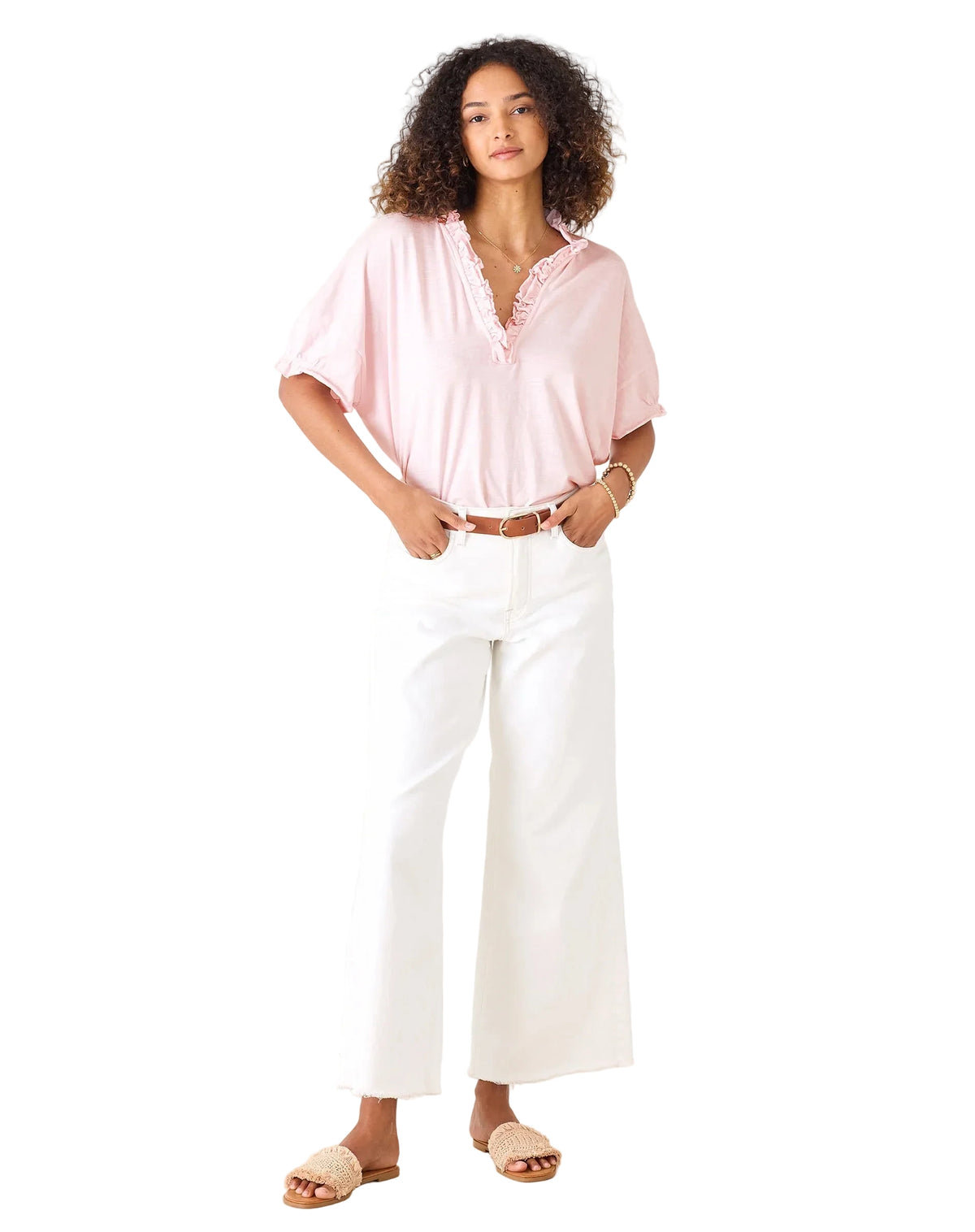 Amelia Ruffle Tee