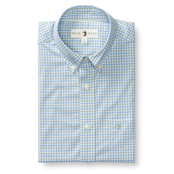 Shaw Gingham Poplin Sport Shirt