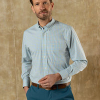 Shaw Gingham Poplin Sport Shirt