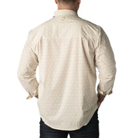 Feather Light Printed LS Button Up