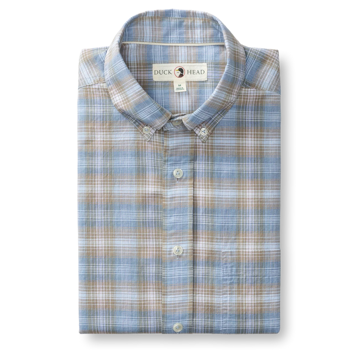 Millbrook Plaid Cotton Slub Sport Shirt